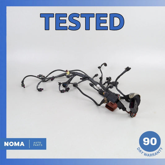 17-19 Audi 4M Q7 3.0L Left Engine Injection Wire Harness 06E971627AG OEM - photo 1