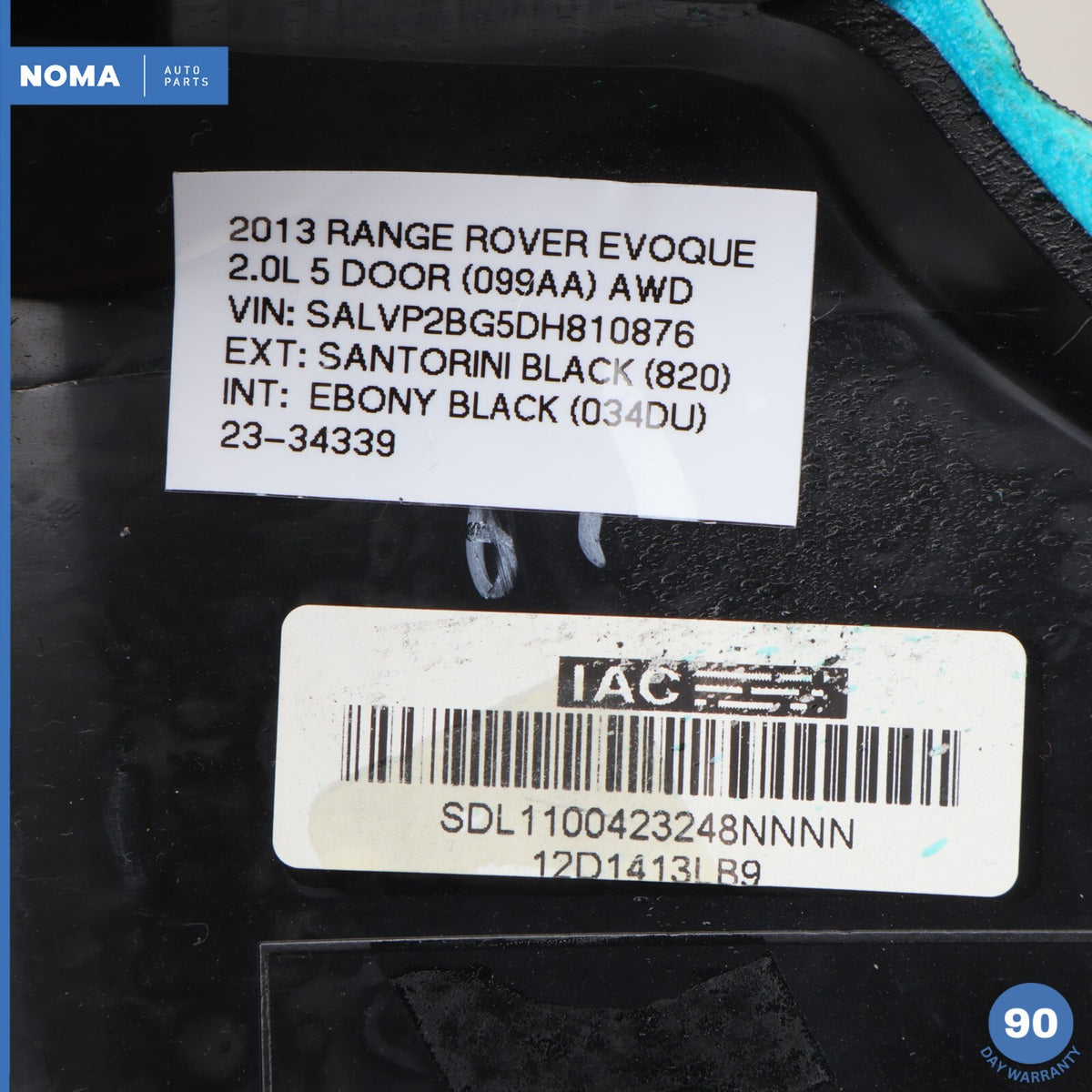 12-15 Range Rover Evoque L538 Instrument Panel Dashboard Trim Cover PVJ OEM - photo 15