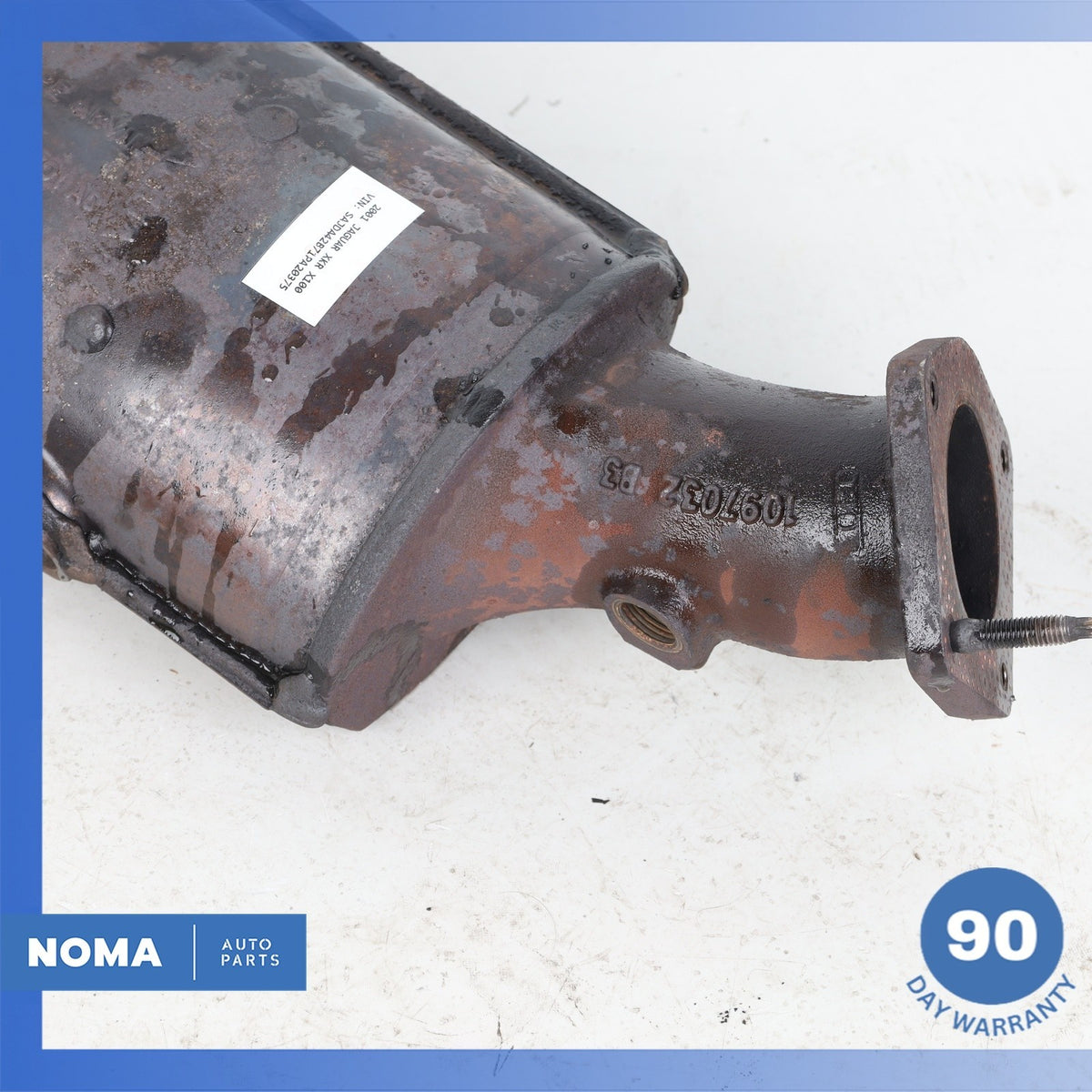 00-03 Jaguar X100 XKR XJR 4.0 S/C Left Side Exhaust Downpipe NNF6701AD OEM - photo 3