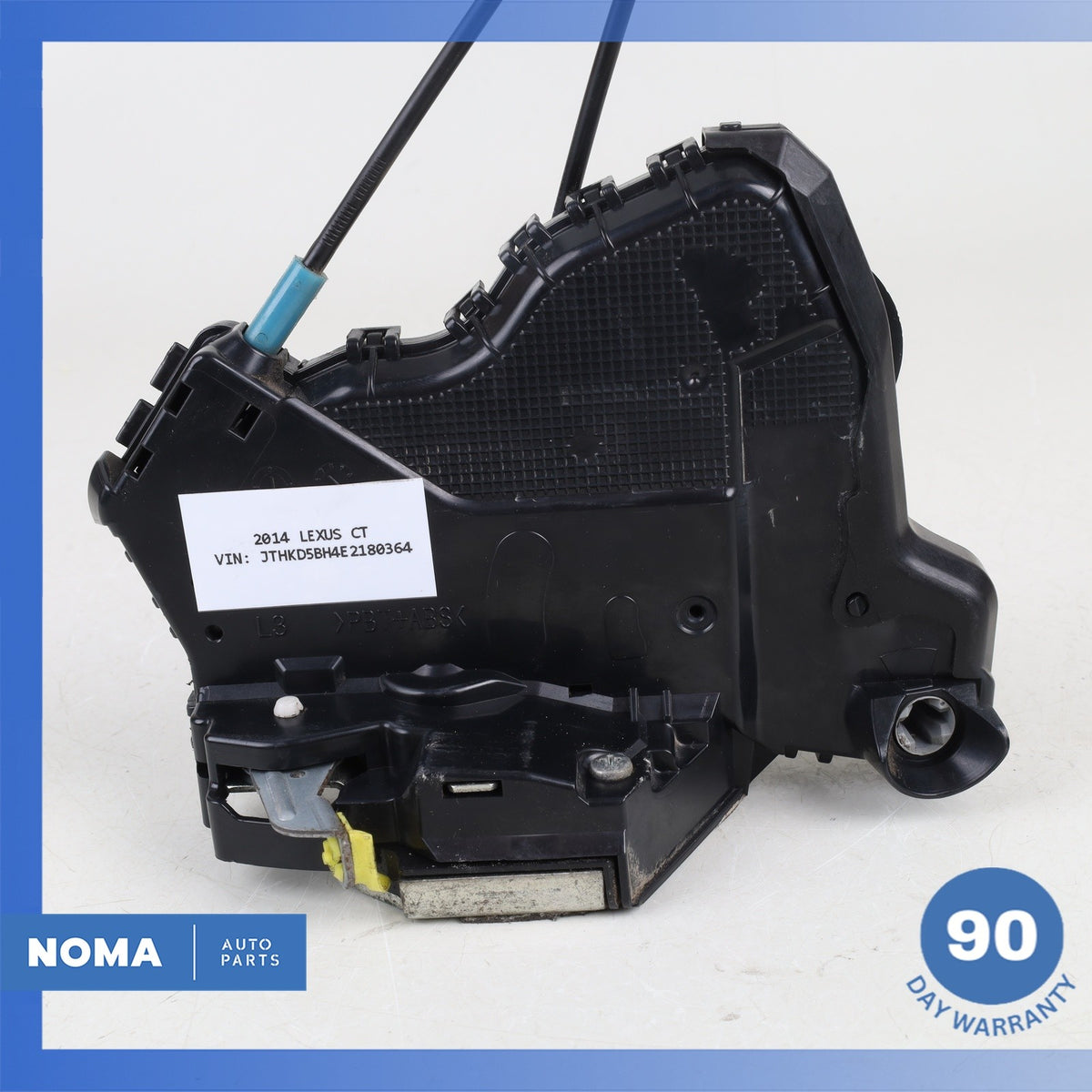 Lexus ZWA10 CT200h Front Left Driver Door Lock Latch w/ Cable OEM - photo 7