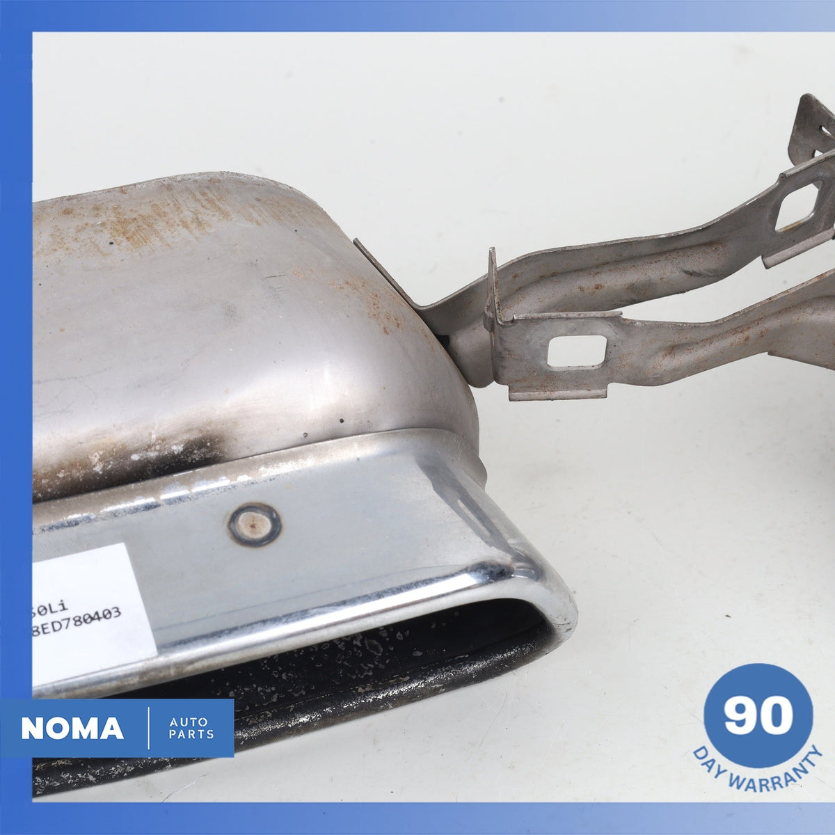 BMW F02 750i 740i Rear Left & Right Side Exhaust Muffler Tip Set OEM - photo 20