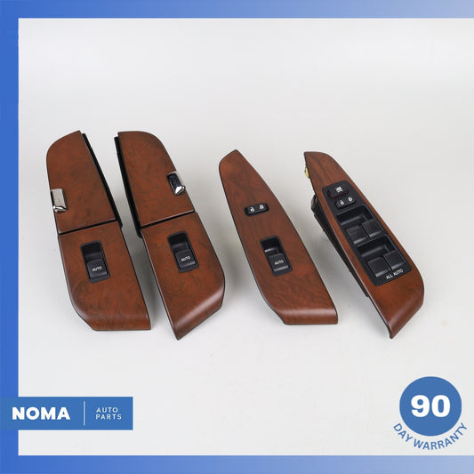 13-17 Lexus USF40 LS460 Door Ash Tray Molding Trim Set Wood w/ Switches OEM - photo 1