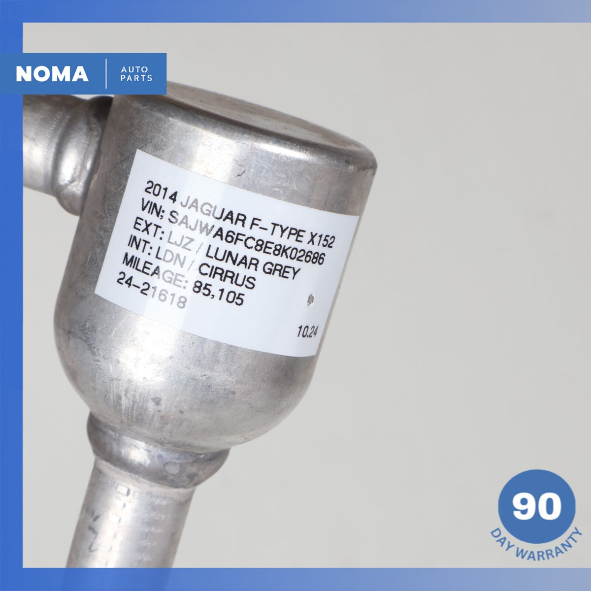 14-15 Jaguar X152 F-Type XK A/C Air Conditioning Hose Pipe Line Set OEM 85k - photo 19