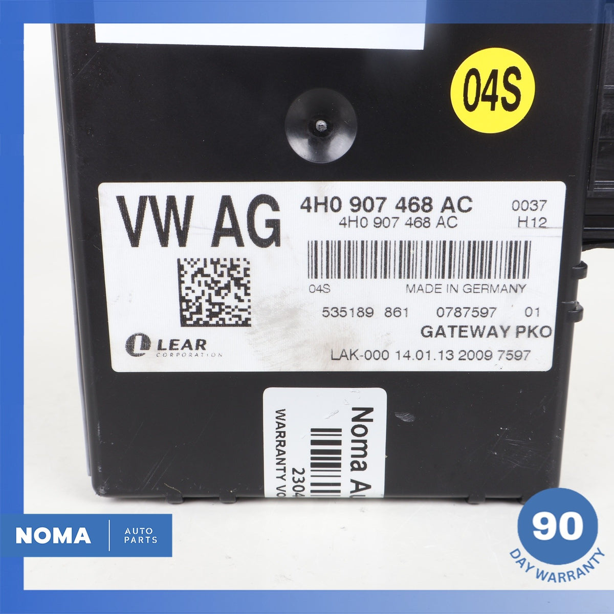 Audi D4 A8 Gateway Control Module Unit 4H0907468AH OEM - photo 5