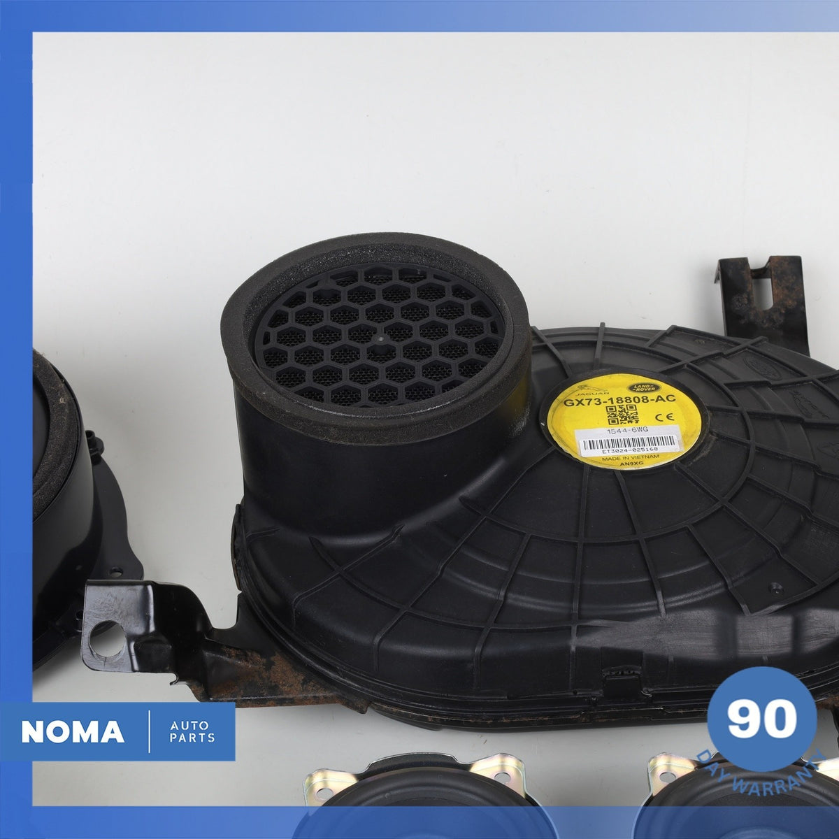 16-23 Jaguar X260 XF XE Front & Rear Meridian Premium Speaker Subwoofer Set OEM - photo 5