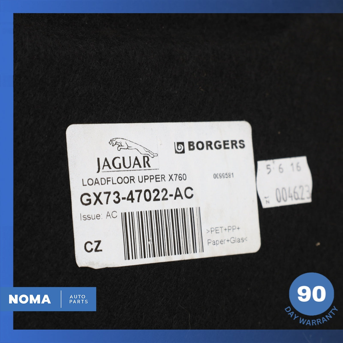 17-19 Jaguar X760 XE Trunk Boot Floor Lower Cover w/ Handle GX7347022AC OEM - photo 12