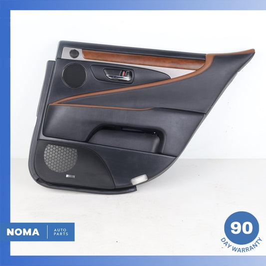 13-17 Lexus USF40 LS460 SWB Rear Right Passenger Side Door Panel Trim Black OEM - photo 1