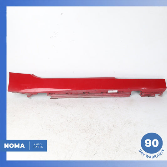 09-16 BMW E89 Z4 Right Passenger Side Rocker Panel Side Skirt Red OEM - photo 1