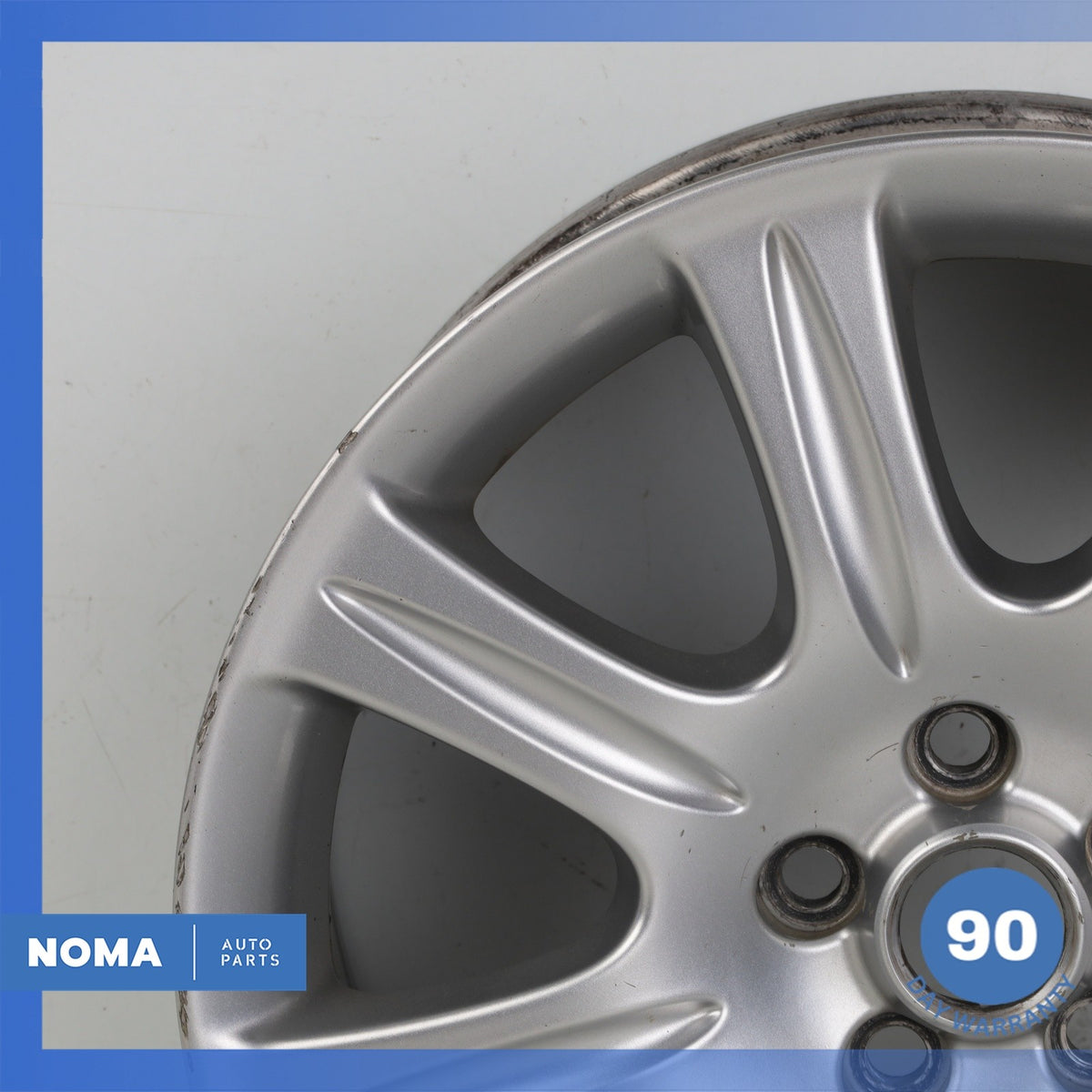 04-09 Jaguar X350 XJ8 Vanden Plas Dynamic 8 x R18 18" Wheel Rim Silver OEM - photo 6