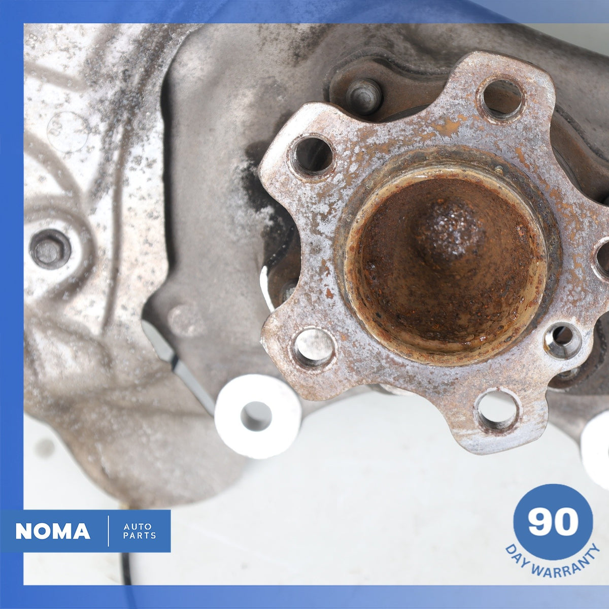 16-22 BMW G12 740Li 750i RWD Front Left Spindle Knuckle Hub 6884377 OEM 76k - photo 7