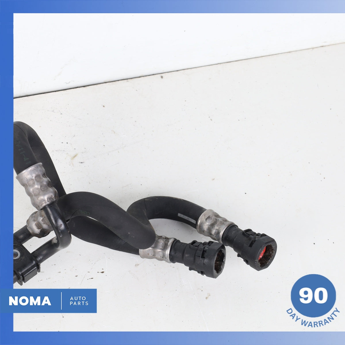 07-13 BMW E93 328i 128i Automatic Transmission Oil Cooler Pipe Line Set OEM 75k - photo 8