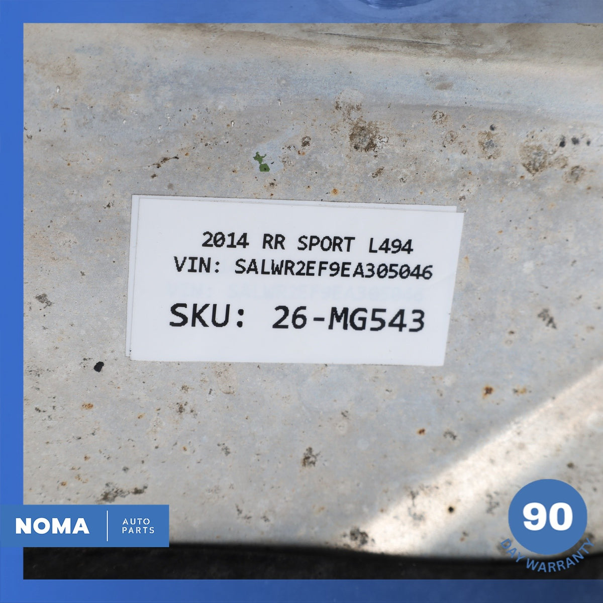13-22 LR Range Rover Sport L494 L405 Front Engine Under Splash Shield Cover OEM - photo 13