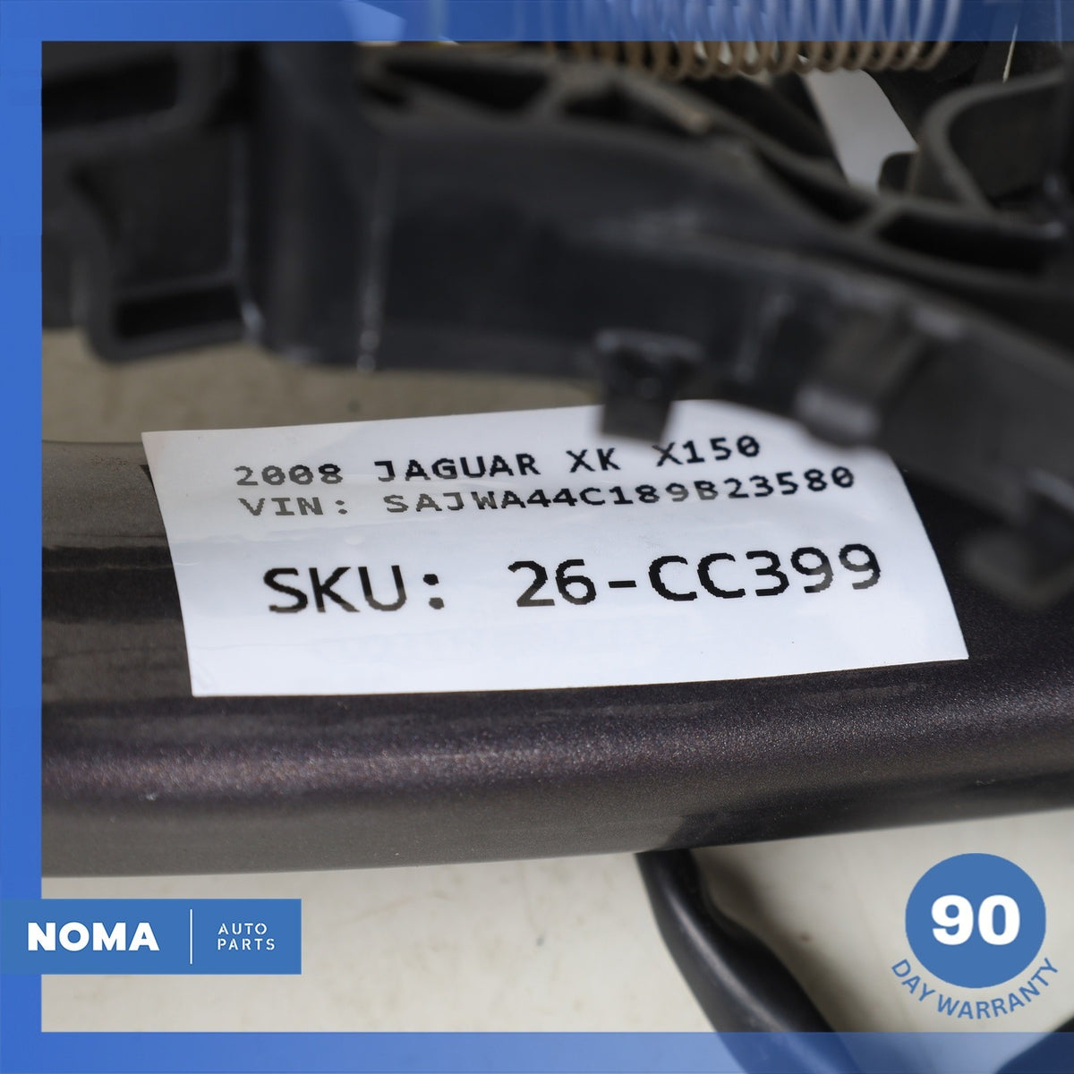 07-15 Jaguar X150 XKR XK Front Right Side Door Handle w/ Bracket Keyless Go OEM - photo 12