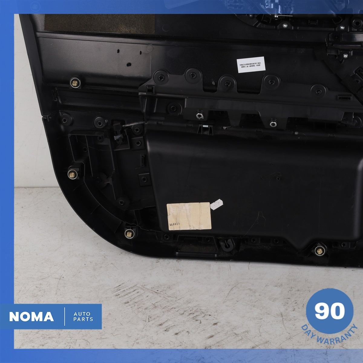 16-20 Jaguar X260 XF Front Right Passenger Side Door Panel Trim Black OEM - photo 12