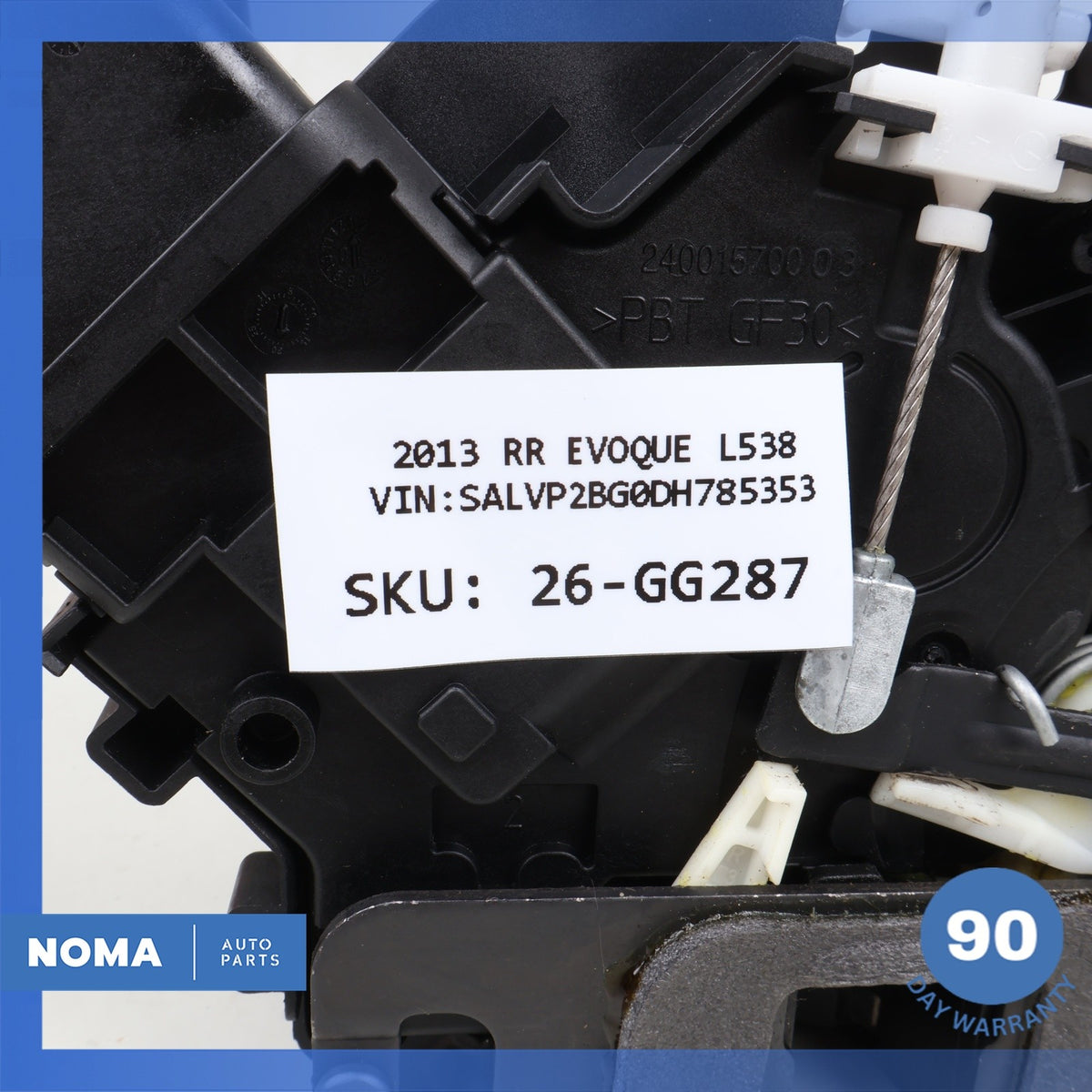 12-19 Range Rover Evoque L538 Front Right Side Door Latch Lock w/ Bracket OEM - photo 17