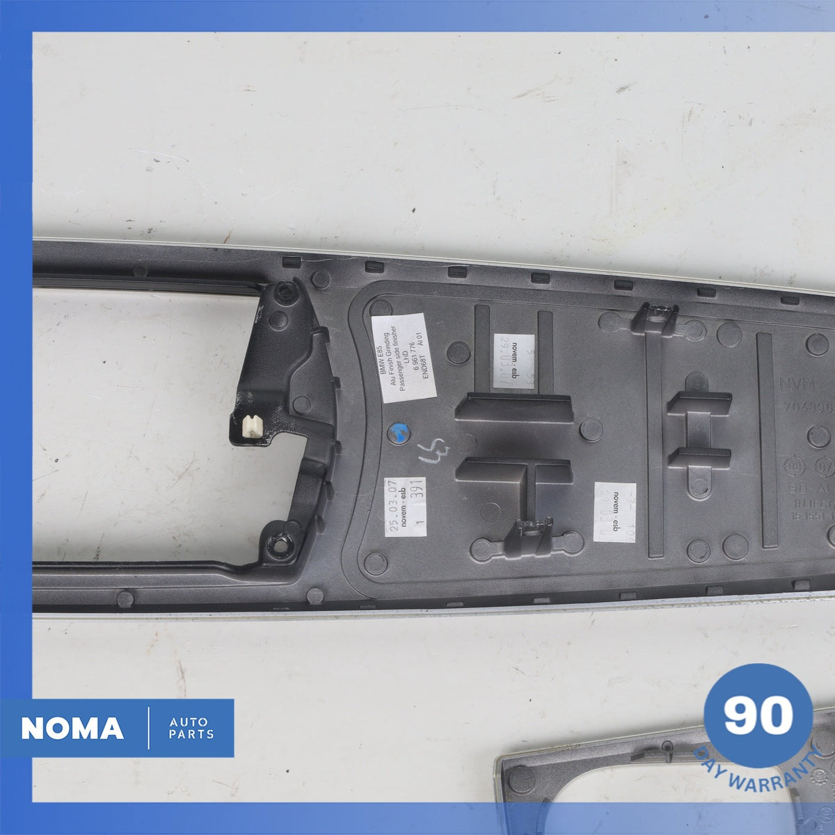 03-08 BMW E85 Z4 Dashboard Cover Panel Trim Set Aluminium OEM - photo 10