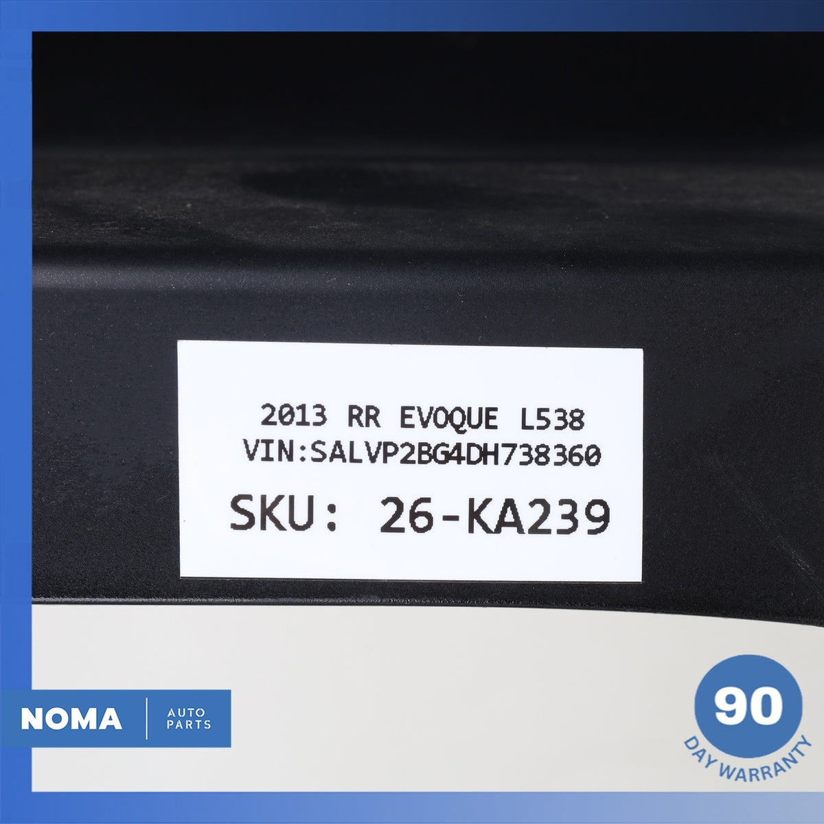 Range Rover Evoque L538 Rear Left Bumper Corner Cover Panel Shield OEM - photo 18