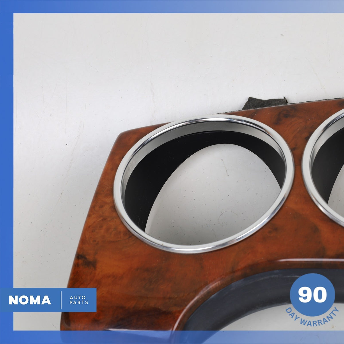 97-06 Jaguar X100 XKR Left Side Dash Instrument Cluster Bezel w/ Switch Wood OEM - photo 6