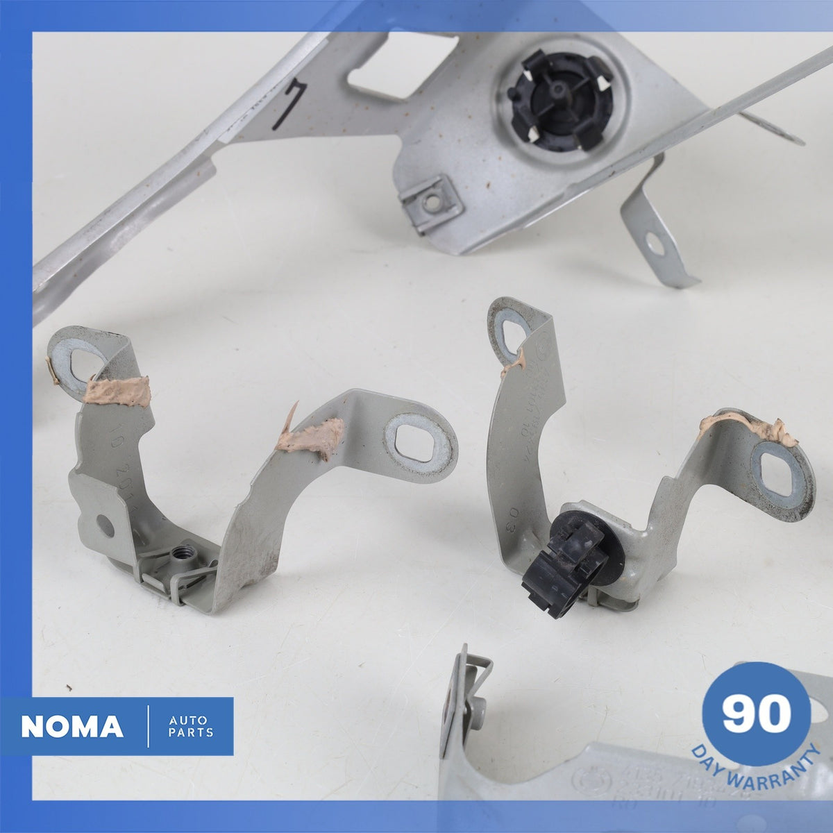BMW F07 535i 550i GT Front Left & Right Fender Wing Support Bracket Set OEM - photo 12
