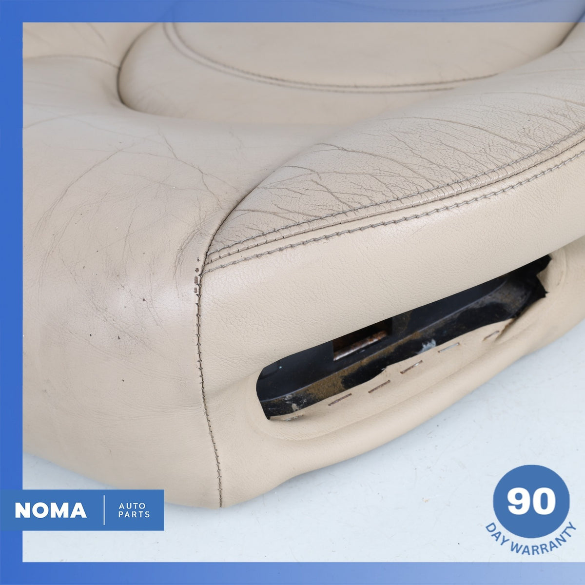 00-06 Jaguar X100 XKR Left Bottom Lower Sport Seat Cushion Beige OEM - photo 8