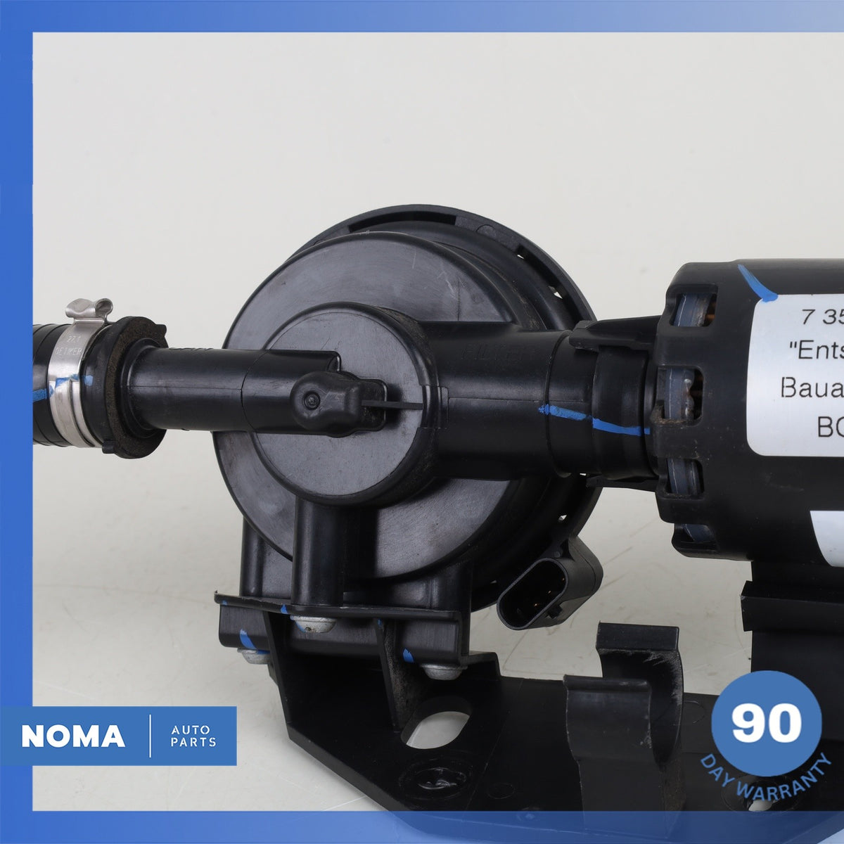 BMW G12 740i Fuel Gas Leak Detection Pump w/ Breather Hose OEM 76k - photo 4