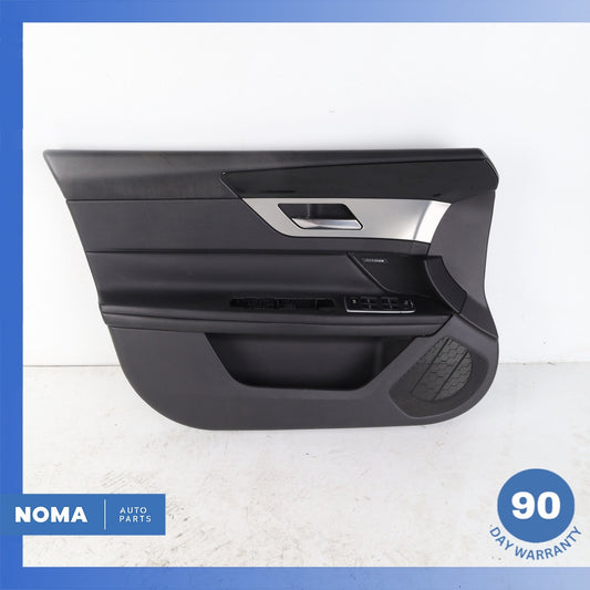 16-20 Jaguar X260 XF Front Left Driver Side Door Panel Trim Black OEM - photo 1