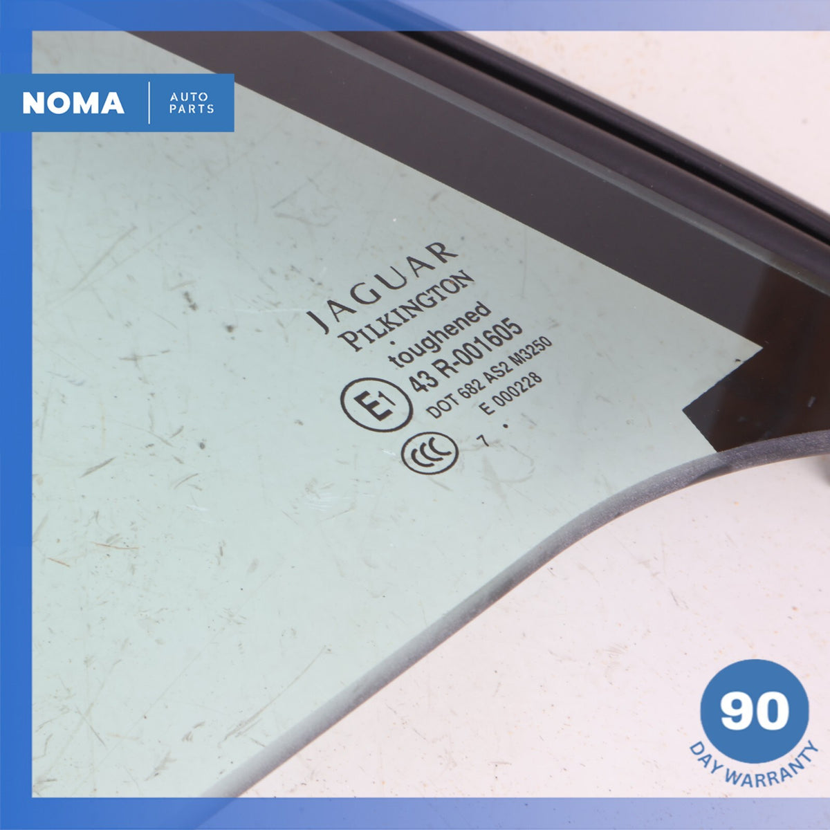 07-15 Jaguar X150 XK XKR Coupe Rear Right Passenger Quarter Window Glass OEM - photo 6