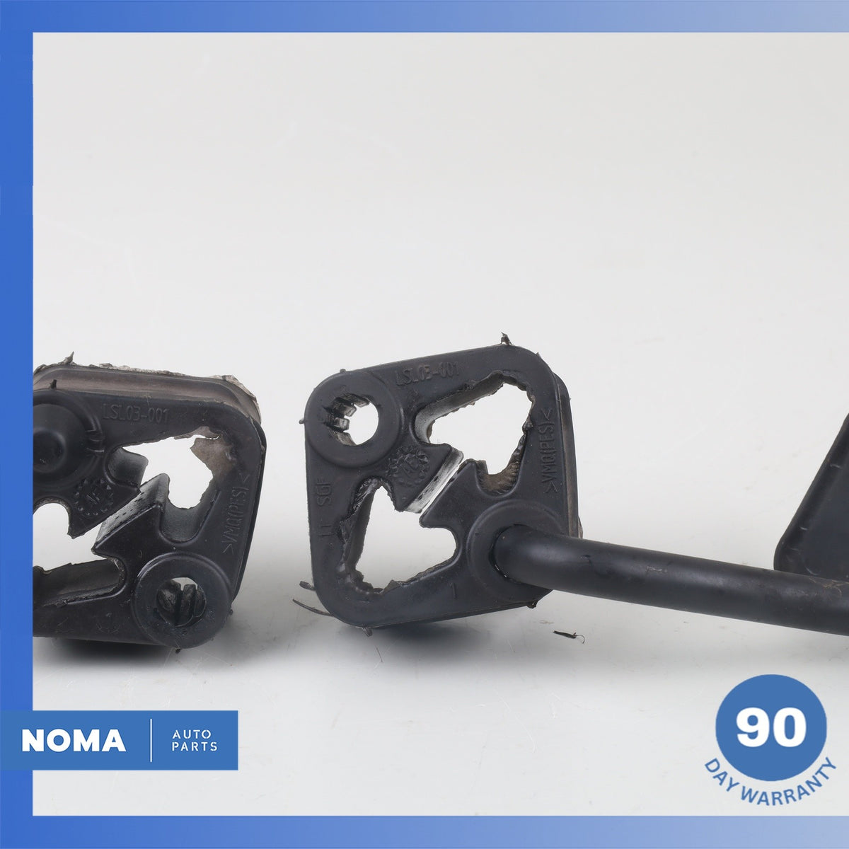 13-21 LR Range Rover L494 L405 Left & Right Exhaust Muffler Bracket Set OEM - photo 3