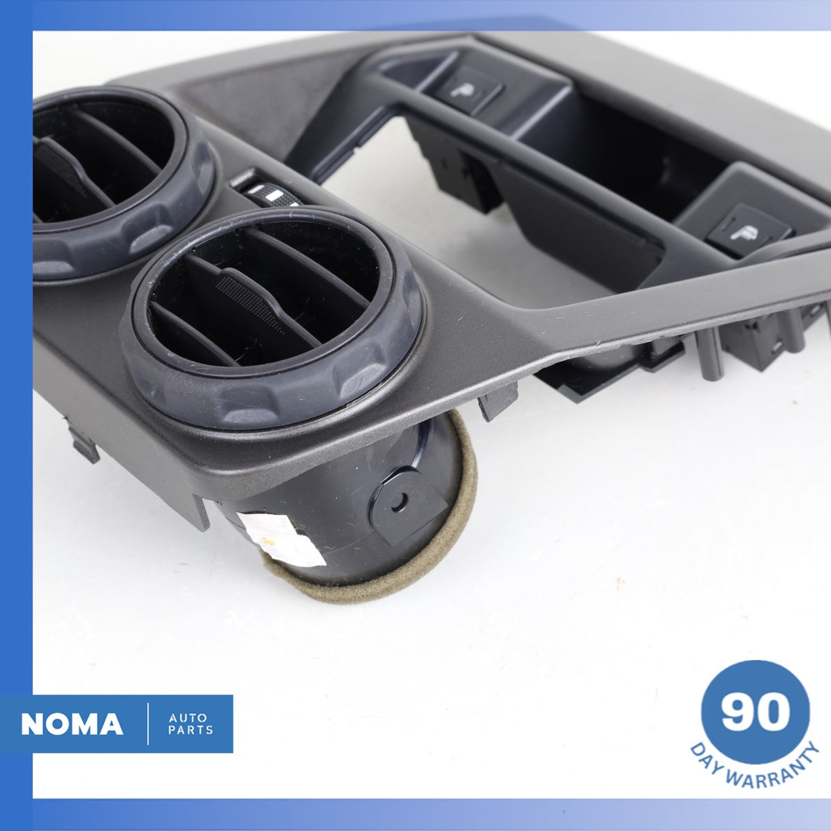 10-16 Land Rover L320 L319 LR4 Rear Center Console Air Vent Trim Black OEM - photo 8
