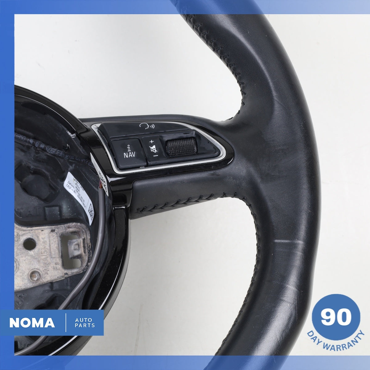 Audi 8T A5 Sport Steering Wheel Leather Black 8K0419091BM OEM - photo 4