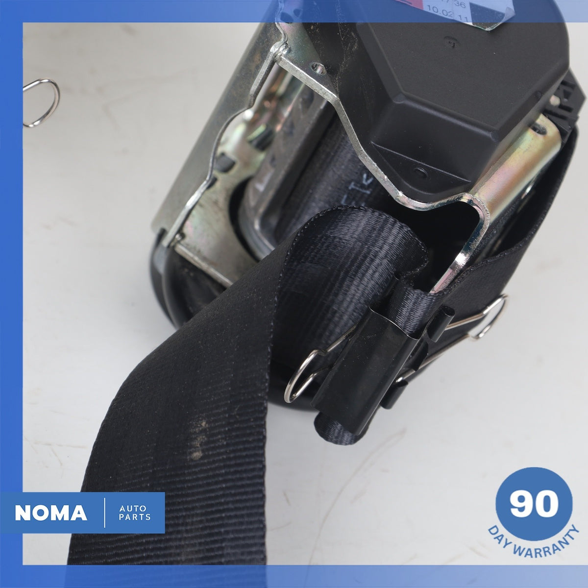 08-16 Land Rover L319 L320 LR4 Front Left & Right Seat Belt Set Black OEM - photo 5