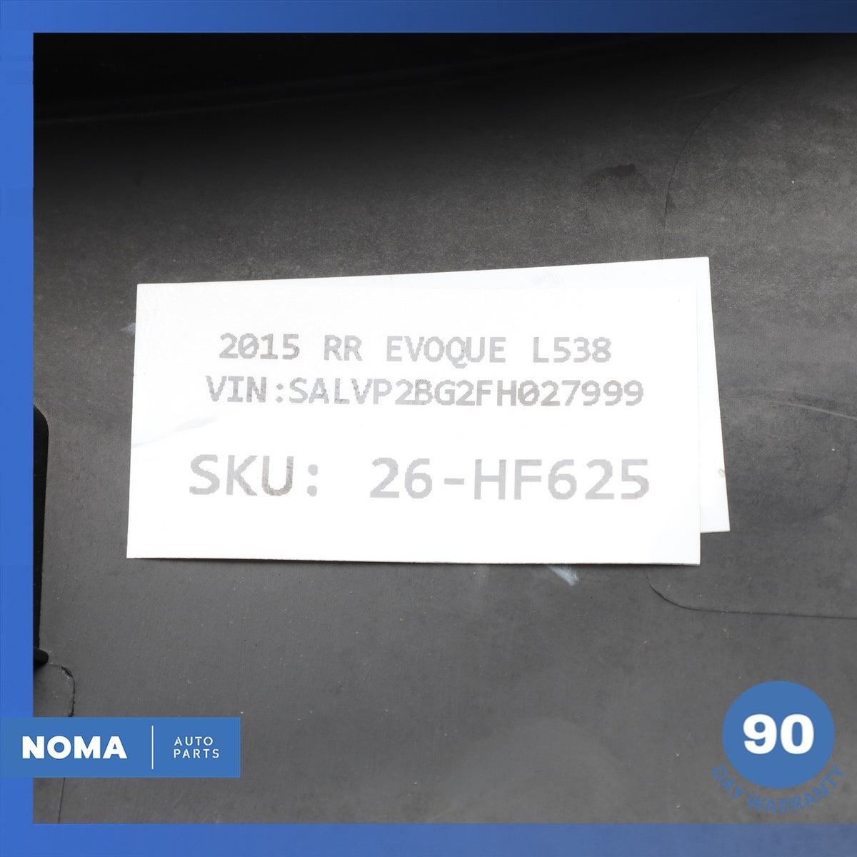 12-19 Range Rover Evoque L538 4DR Rear Left Door Lower Molding BJ32274A49BH OEM - photo 10