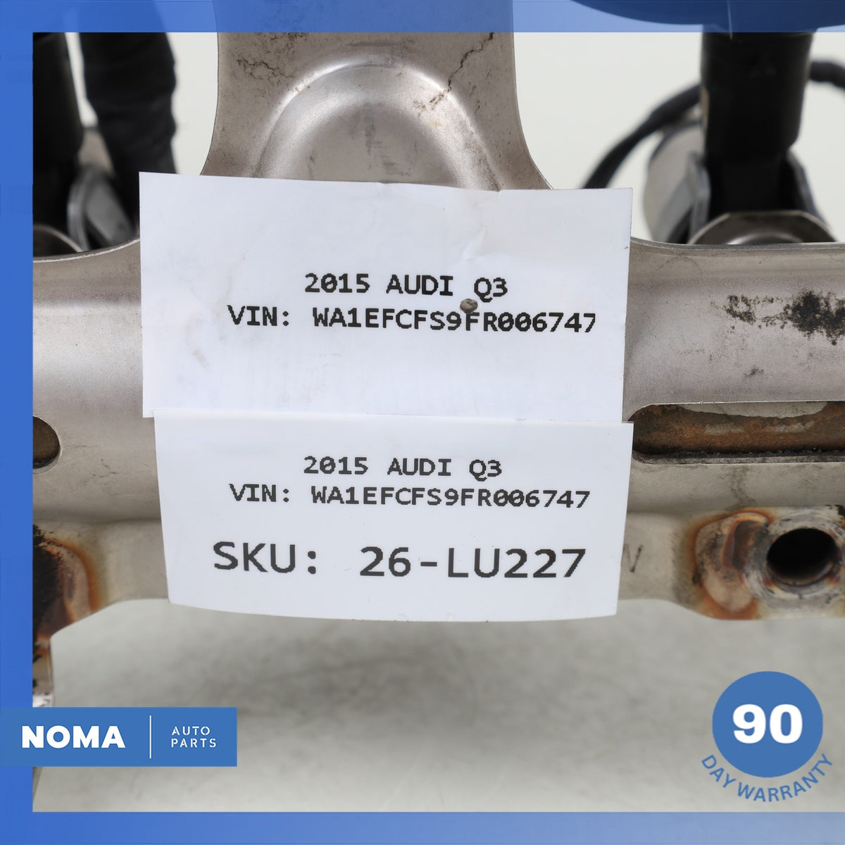 10-18 Audi 8U Q3 Q5 A4 A5 TT 2.0L Fuel Gas Rail w/ Injectors 06J133317M OEM - photo 21