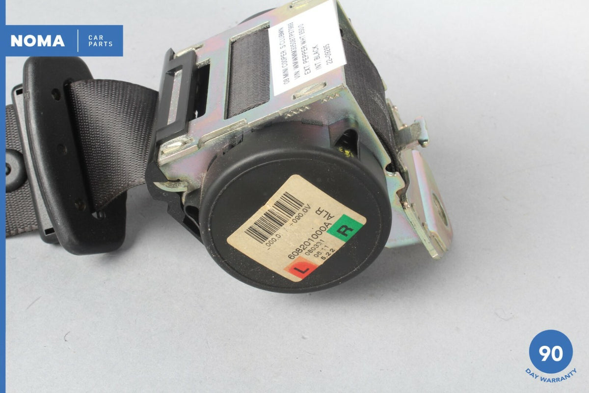 08-14 Mini Cooper S Clubman R55 Rear Left or Right Seatbelt Retractor Black OEM - photo 6