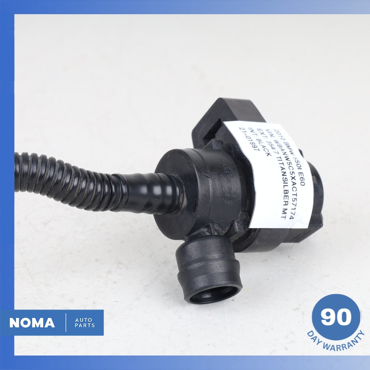 06-10 BMW F10 550i 650i 750i Fuel Gas Tank Breather Hose Pipe Line w/ Valve OEM - photo 4