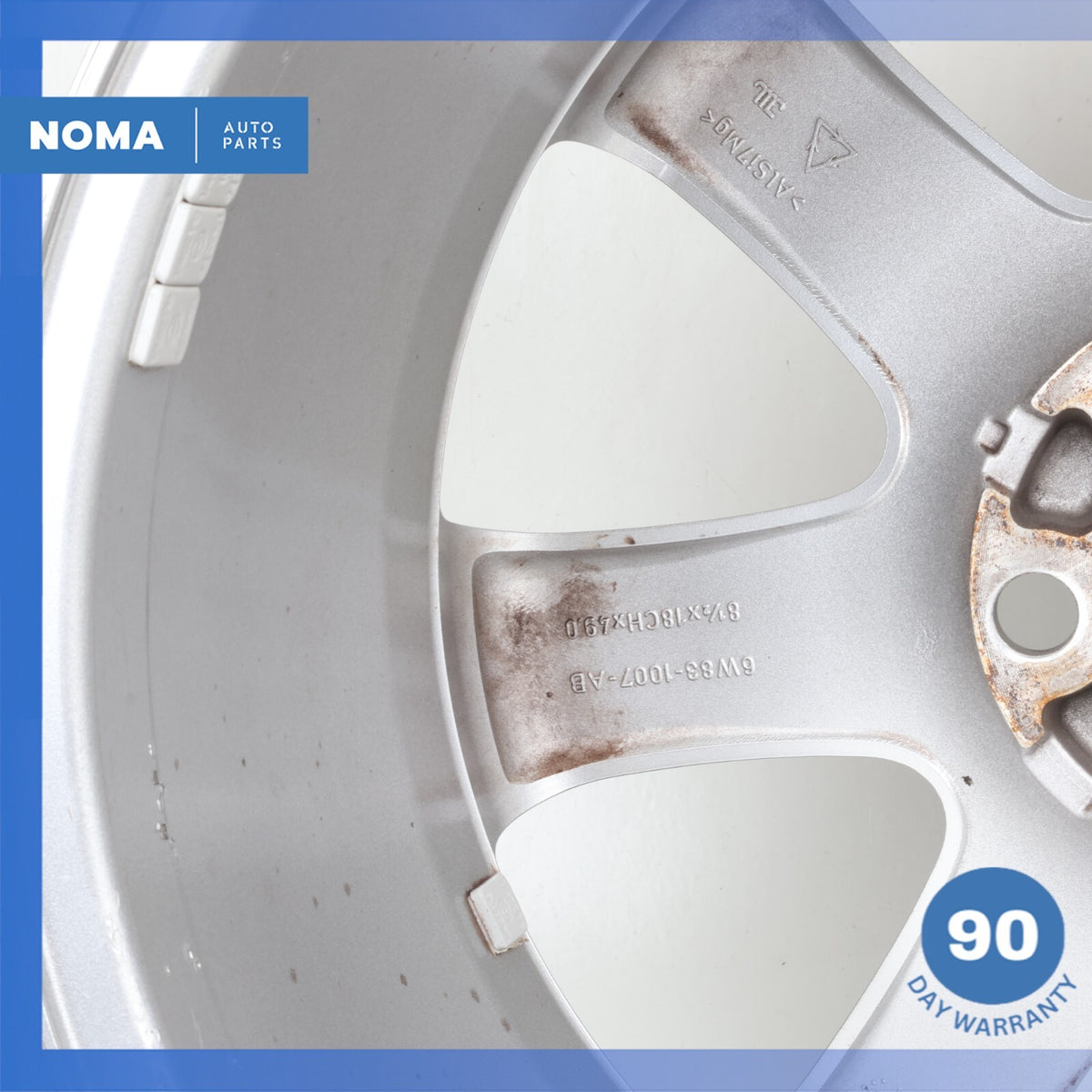 07-15 Jaguar X150 XK XF 8.5 x R18 18" Front Wheel Rim Silver OEM - photo 15