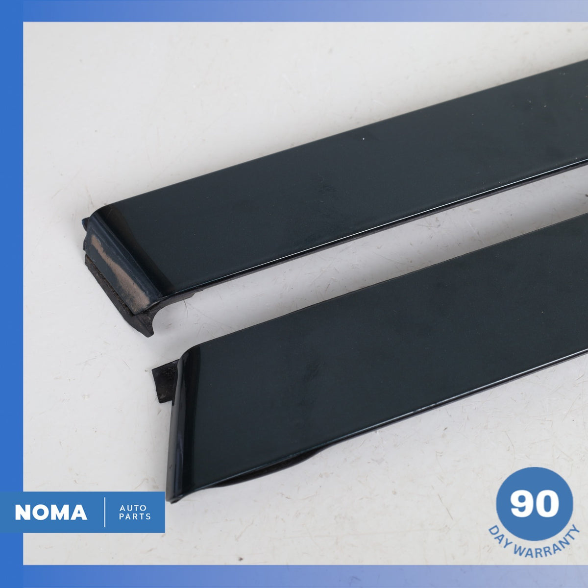 10-19 Jaguar X351 XJ Rear Left & Right Exterior Roof C-Pillar Molding Set OEM - photo 4
