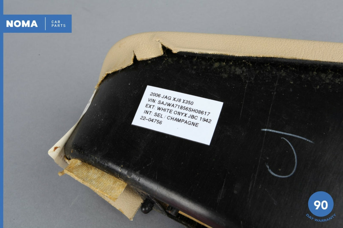 04-08 Jaguar XJ8 VDP X350 LWB Rear Right Interior Door Panel Pocket Trim SEL OEM - photo 8