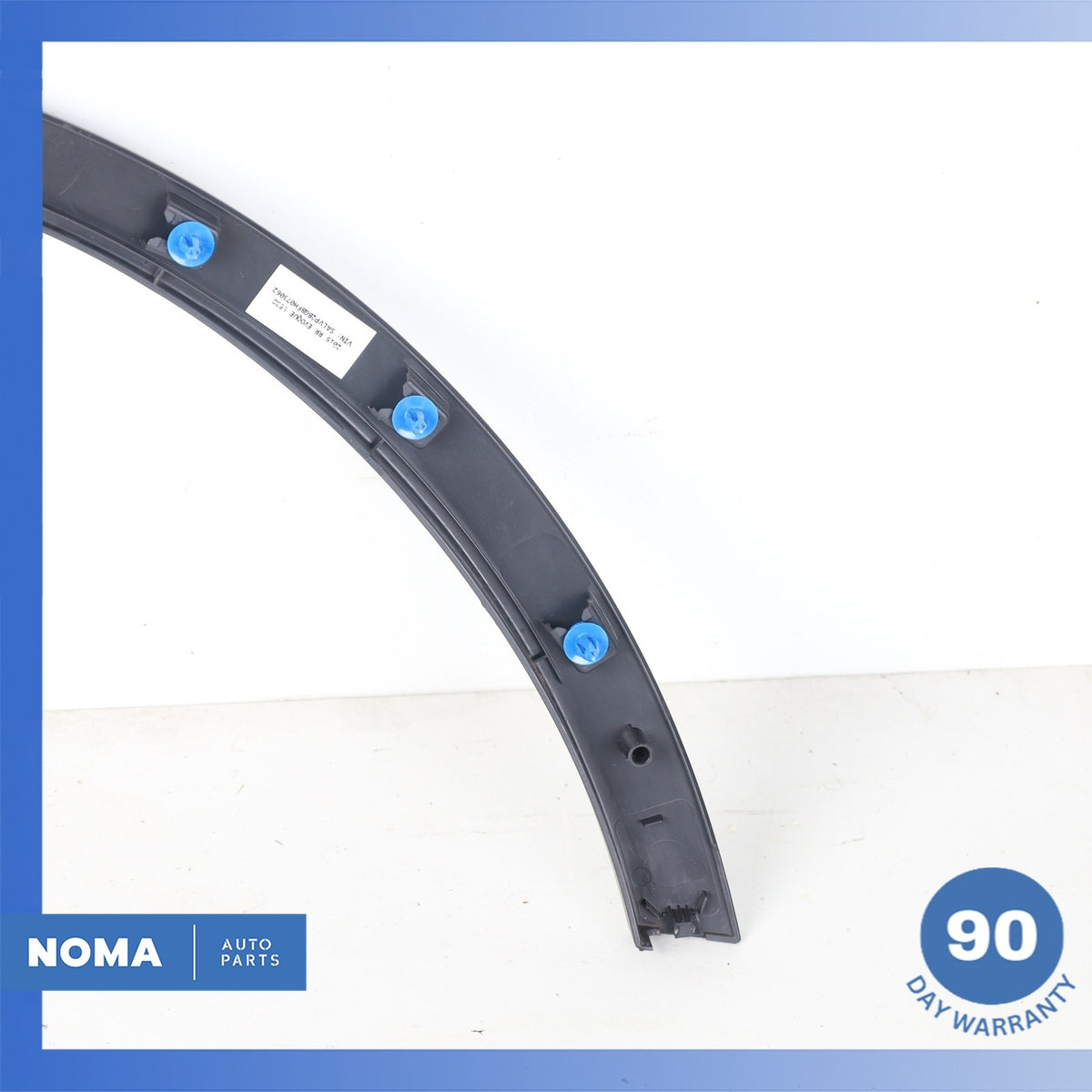 12-19 Range Rover Evoque L538 4DR Front Left Side Wheel Arch Molding OEM - photo 8