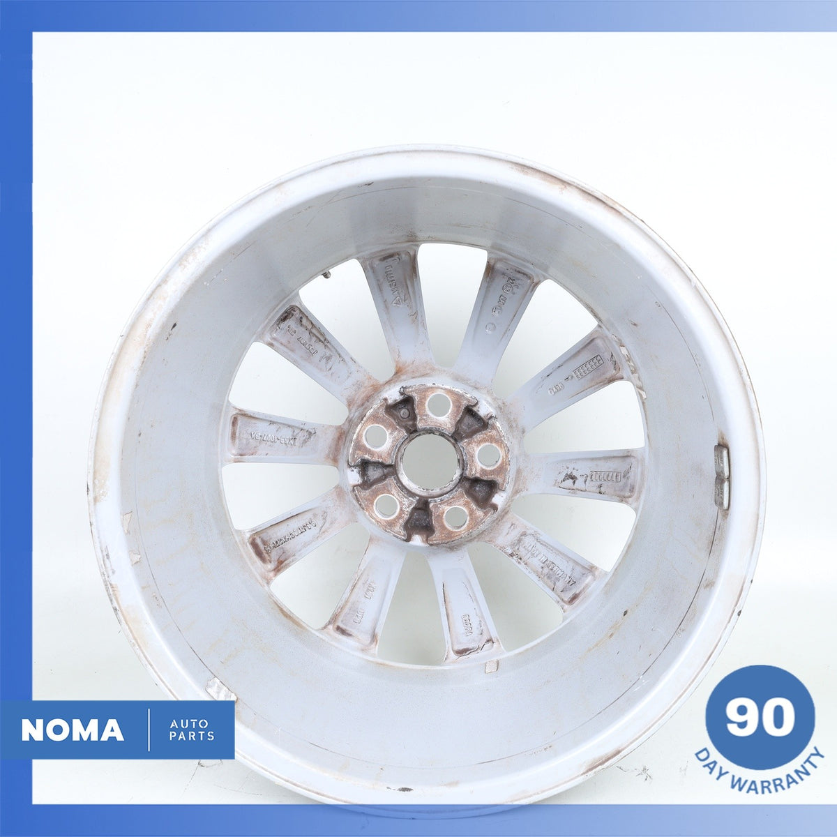 14-24 Jaguar X152 F-Type Vela 9.5 x R18 18" Rear Wheel Rim Silver T2R1858 OEM - photo 9