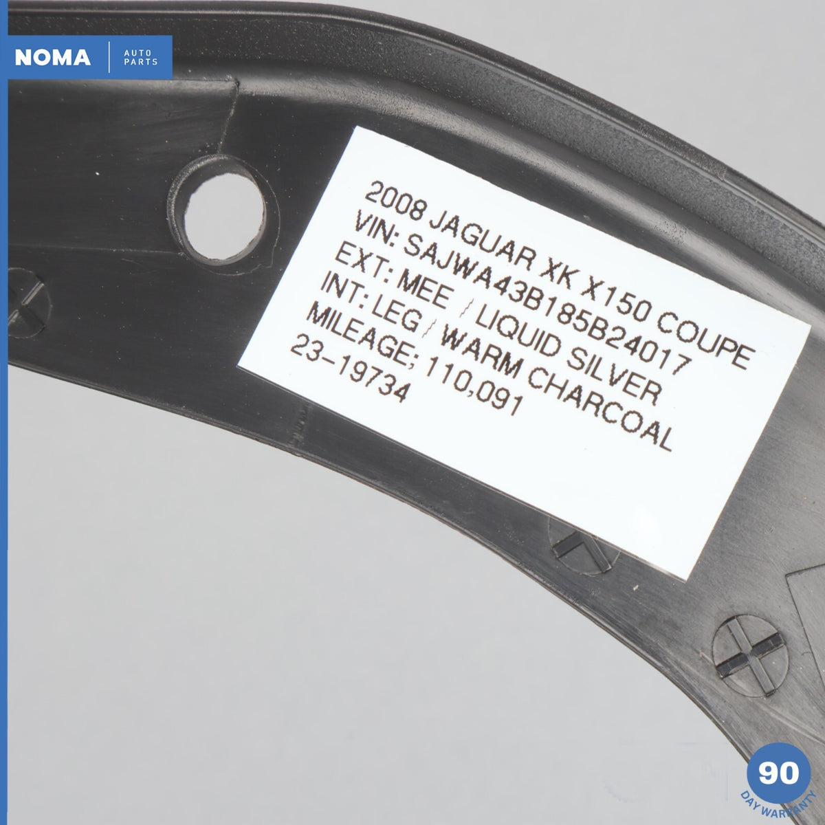 07-15 Jaguar XKR XK X150 Front Right Side Door Frame Trim Seal 6W83281K28AD OEM - photo 14