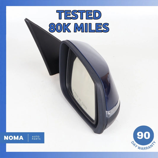 14-16 BMW F10 528i 535i 550i Right Passenger Rear View Door Mirror Blue OEM 80k - photo 1