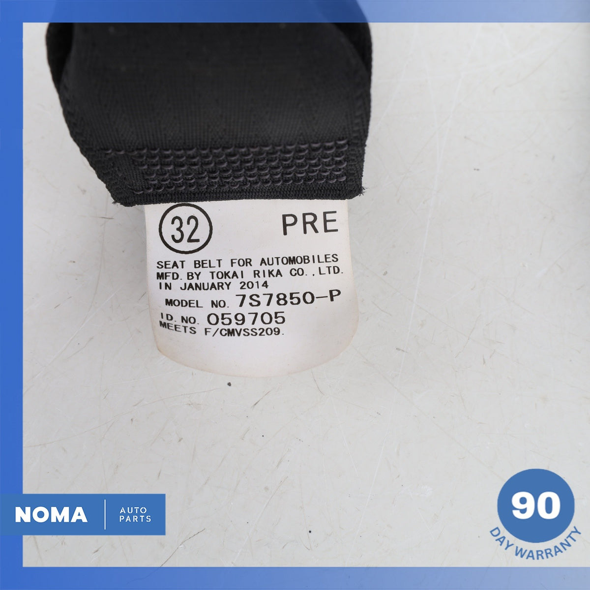 11-15 Lexus ZWA10 CT200h Front Right Side Seatbelt Seat Belt 73210-76030 OEM - photo 10