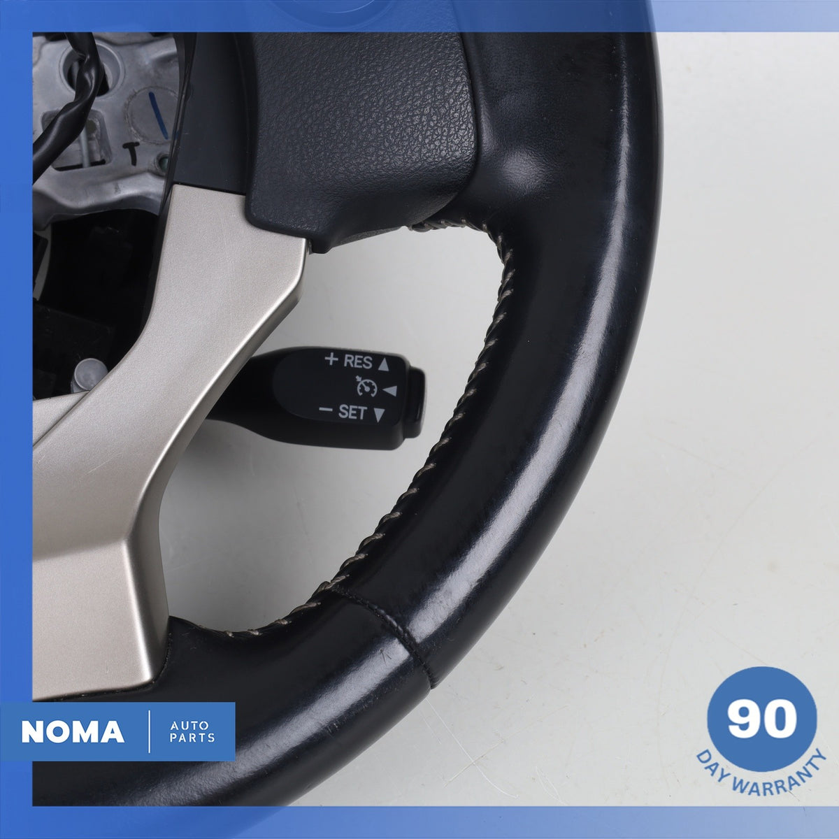 14-17 Lexus ZWA10 CT200h Leather Steering Wheel w/ Switches Black OEM - photo 9