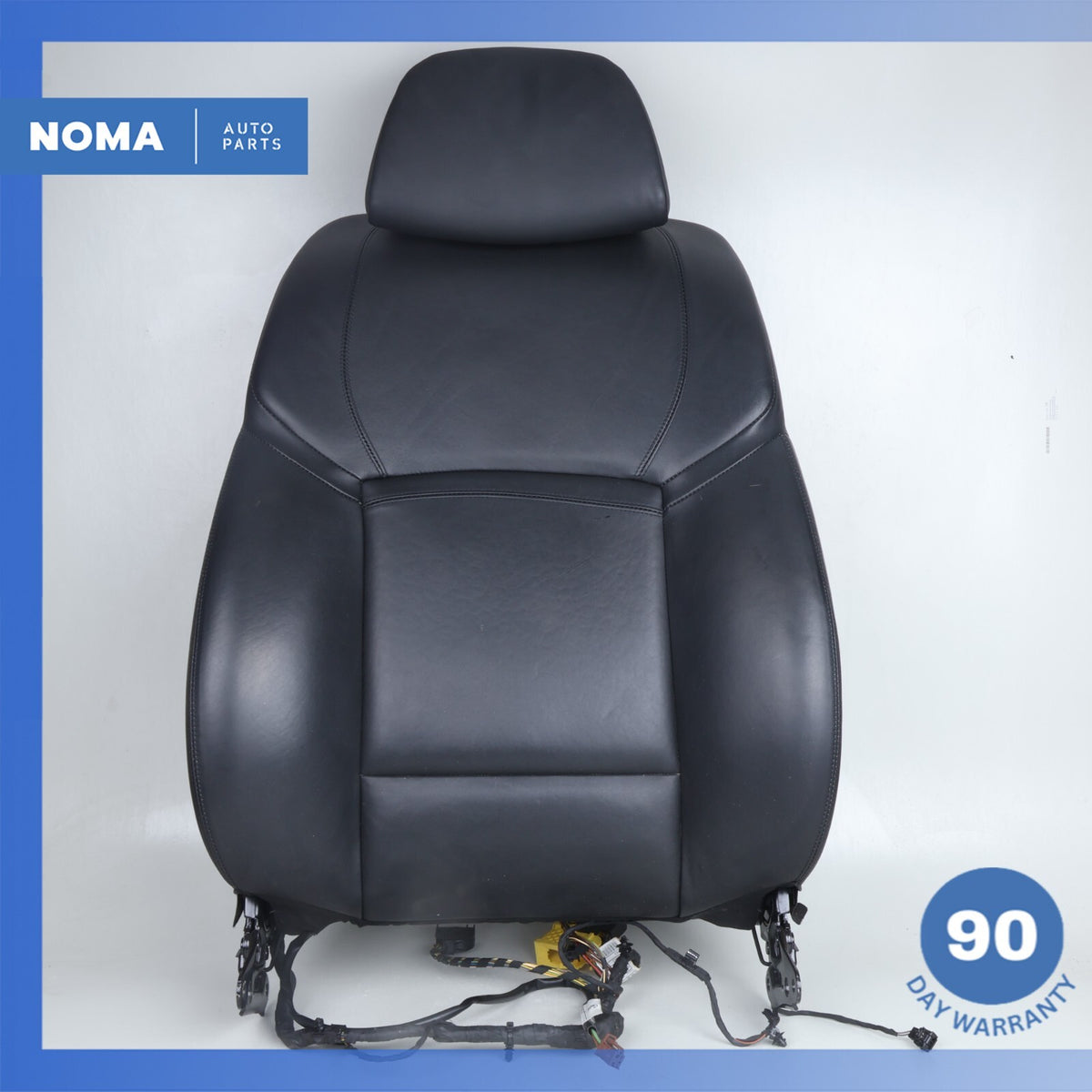 10-13 BMW F10 550i Front Right or Left Top Upper Seat Cushion Nappa Black OEM - photo 1