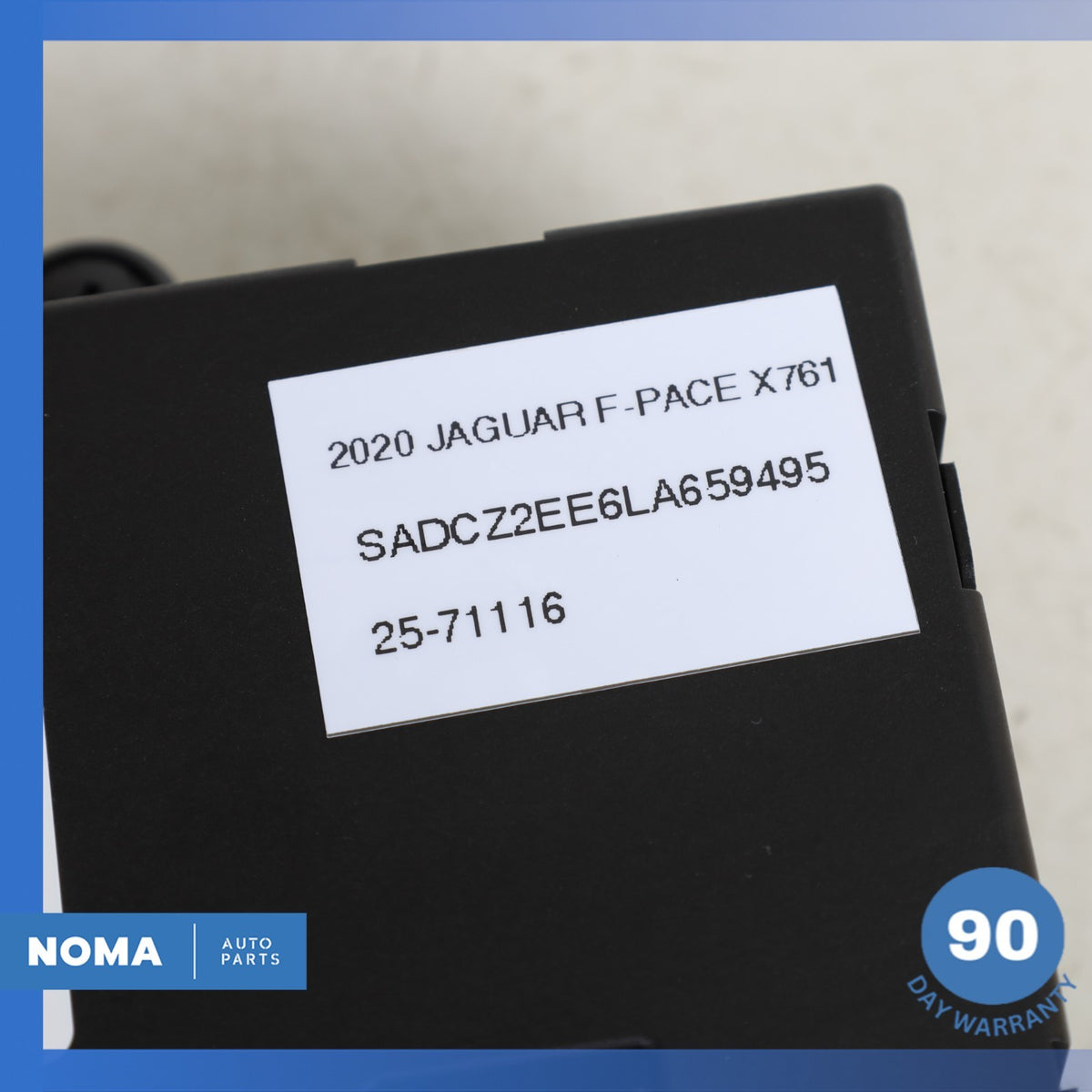 2020 Jaguar X761 F-Pace Trunk Liftgate Tail Gate Control Module JK8314B673AB OEM - photo 10