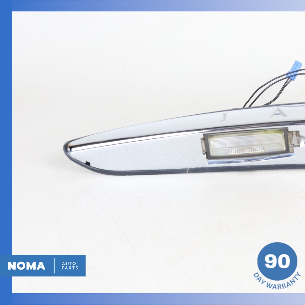 00-06 Jaguar X100 XK8 Rear Trunk Bezel License Plate Light Lamp Trim Chrome OEM - photo 10