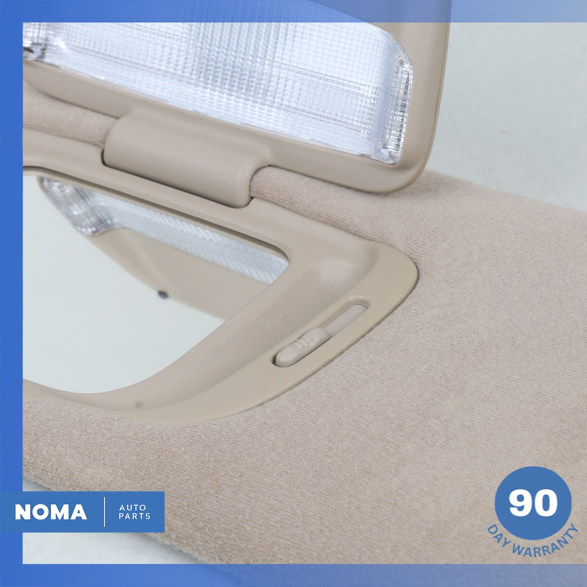 07-09 Lexus MHU33 RX400H RX350 Left Side Sunvisor Sun Visor Beige OEM - photo 3
