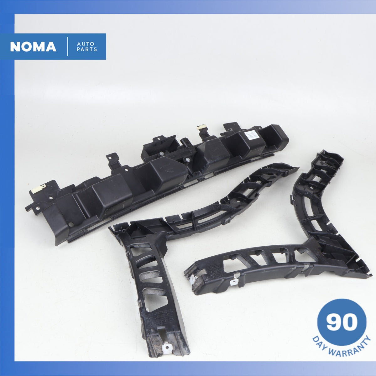 09-15 Jaguar X250 XF Rear Bumper Bracket Mount Support Set of 3 8X2317B861AD OEM - photo 9