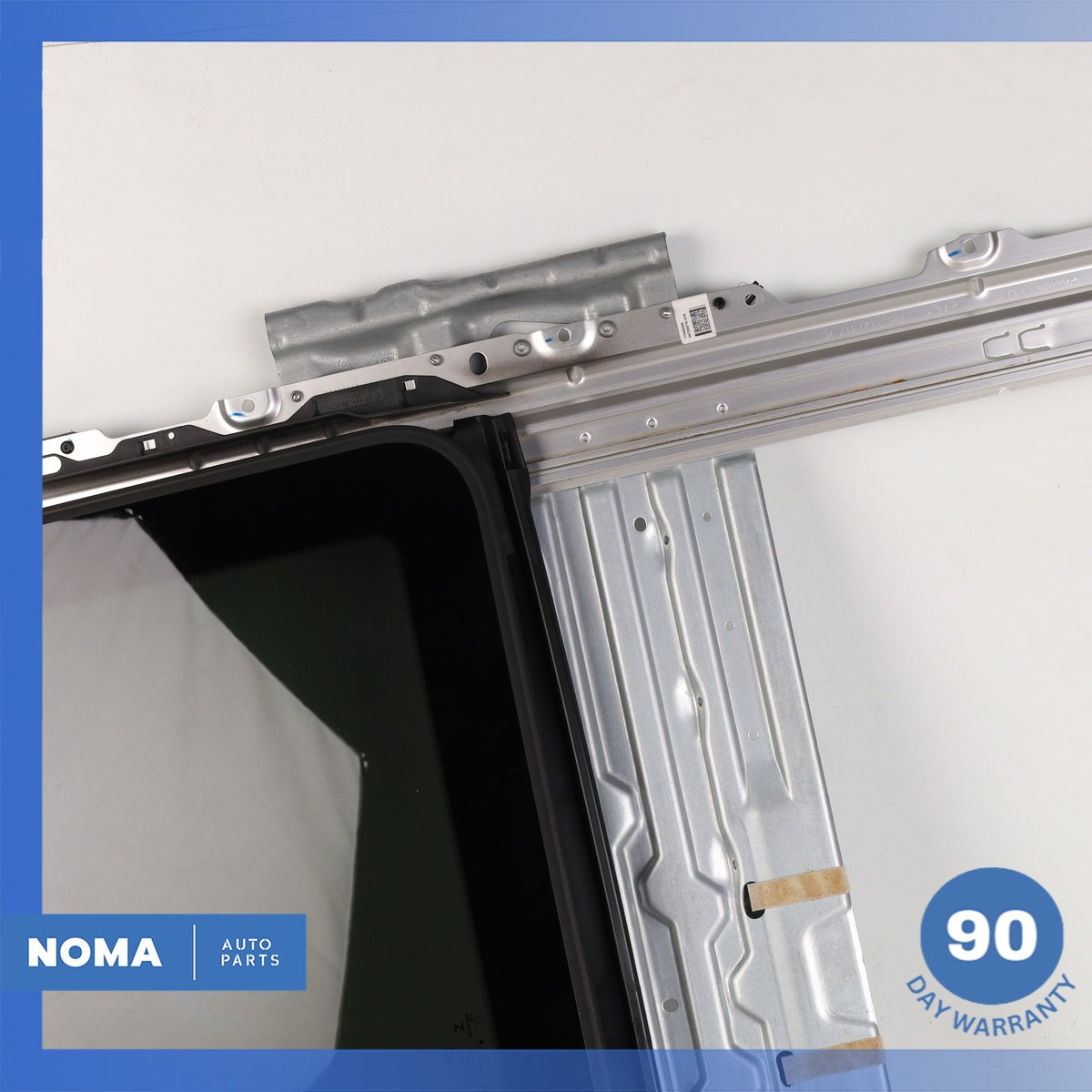 12-18 BMW F30 328i M3 Top Sun Roof Sunroof Track Rail Assembly w/ Glass OEM - photo 3